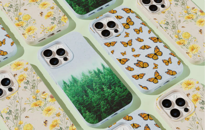 Assortment of Pela phone cases
